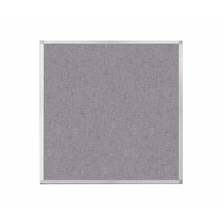 Versare Hush Panel Configurable Cubicle Partition 4' x 4' Cloud Gray Fabric 1850408